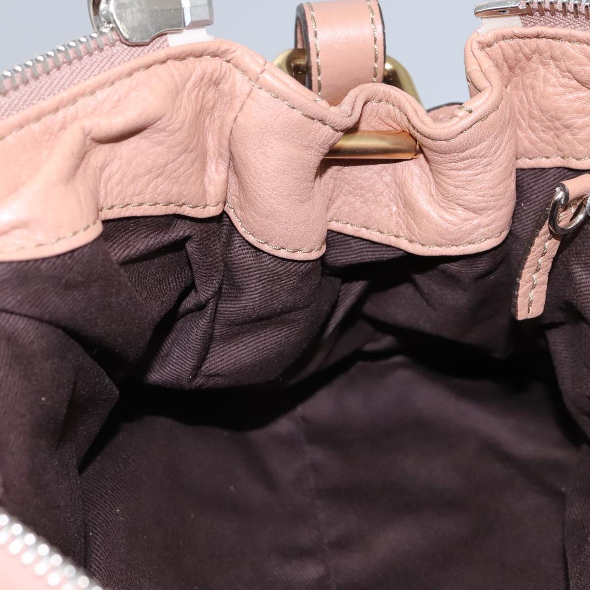 Chloe Paddington Hand Bag Leather 2way Beige am7628