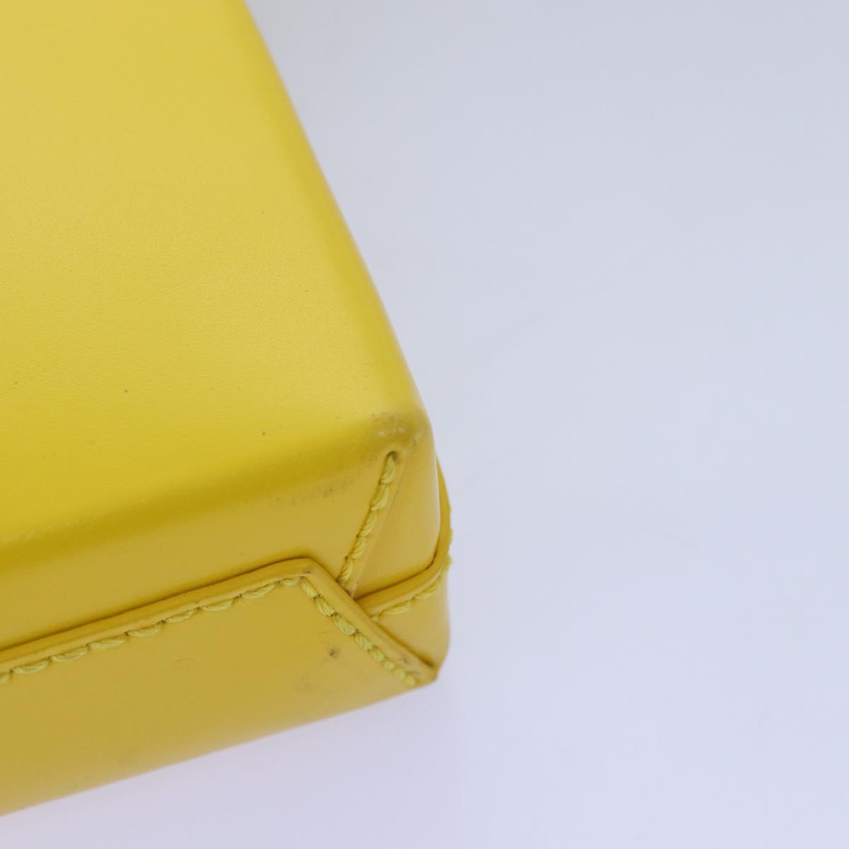 balenciaga Phone Folder The Simpsons Bag Leather 2way Yellow 593826 Auth ar11851