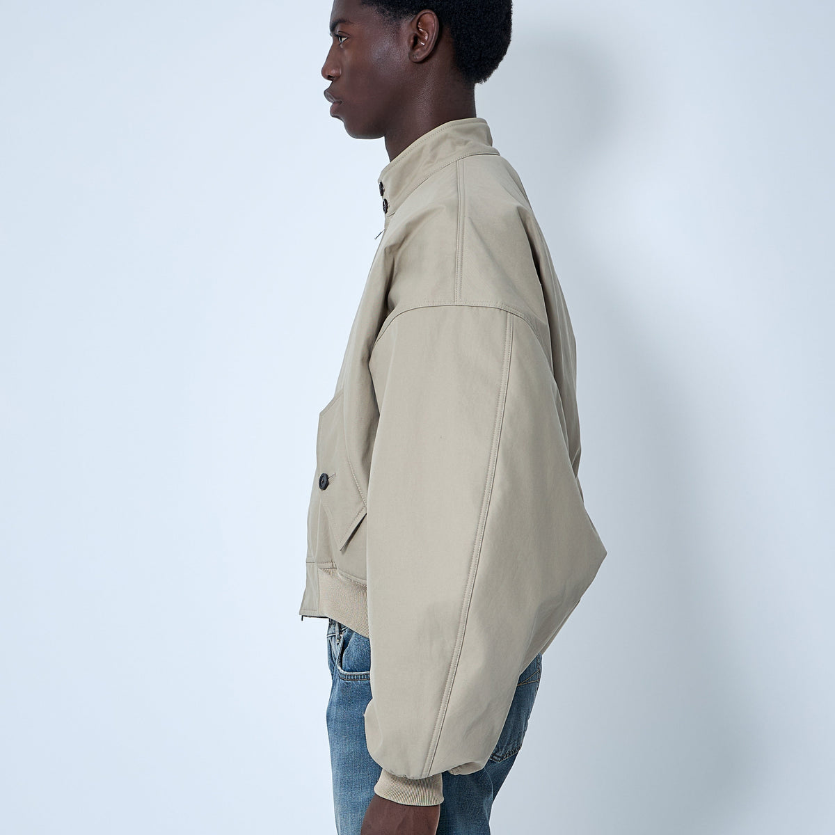 Balenciaga Men Round Harrington Jacket