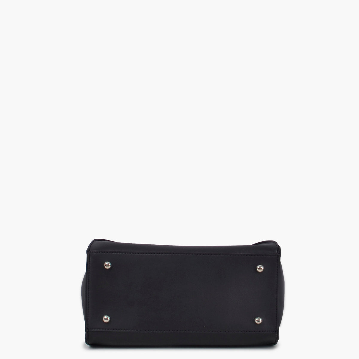 Black shopping tote bag
