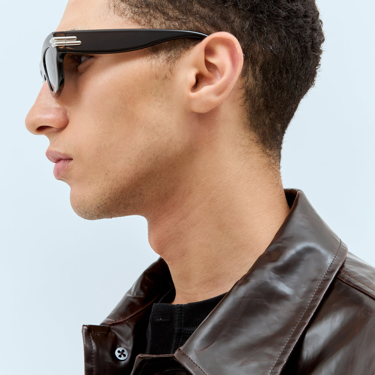Bottega Veneta Men Mitre Square Sunglasses
