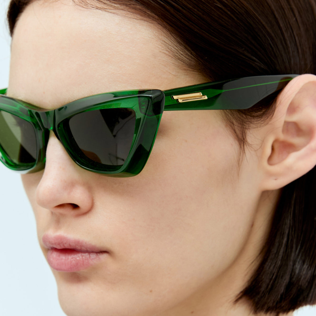 Bottega Veneta Women Bv1101s Pointed Cat Eye Sunglasses