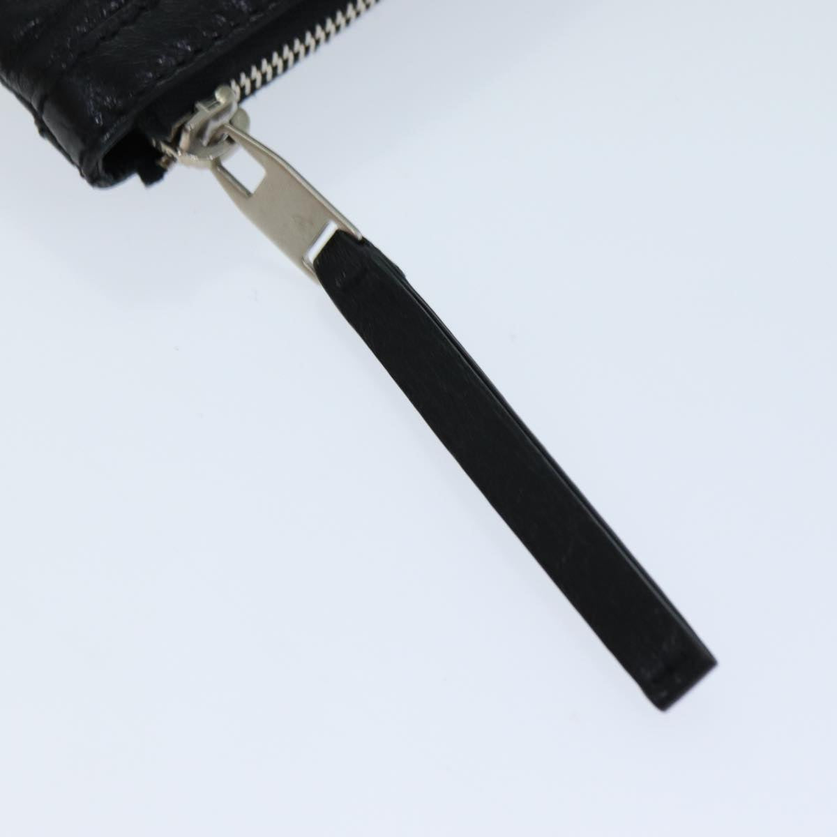 balenciaga Clutch Bag Leather Black 273021 Auth bs15132