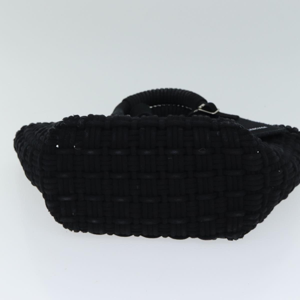 balenciaga Bistro Hand Bag Canvas 2way Black 671342 Auth bs15695