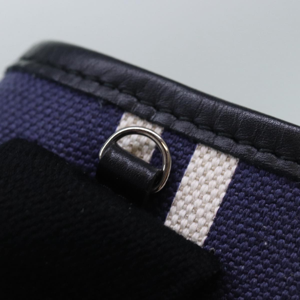 balenciaga Navy Cabas XS Hand Bag Canvas 2way Navy 390346 Auth bs15772