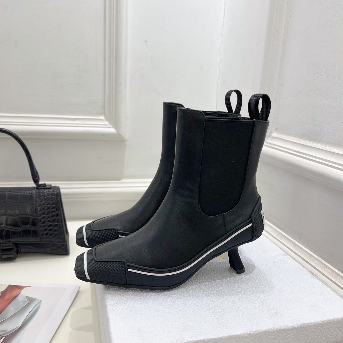 Dior Women’s Shoes- D-Motion Heeled Ankle Boot