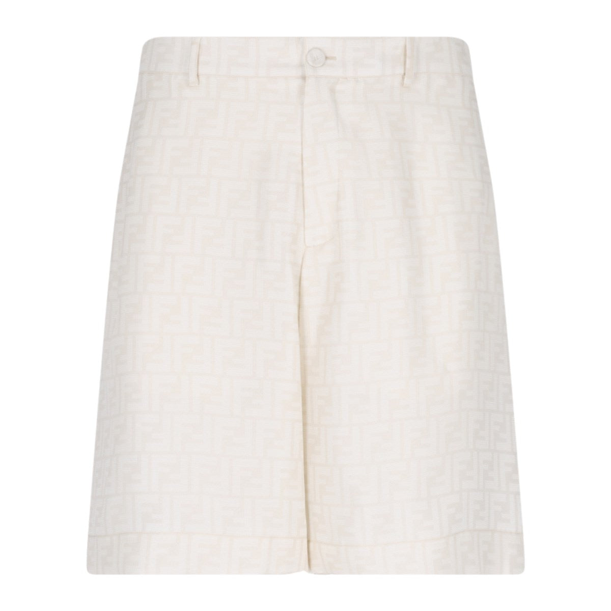 Fendi Men Ff' Silk Shorts