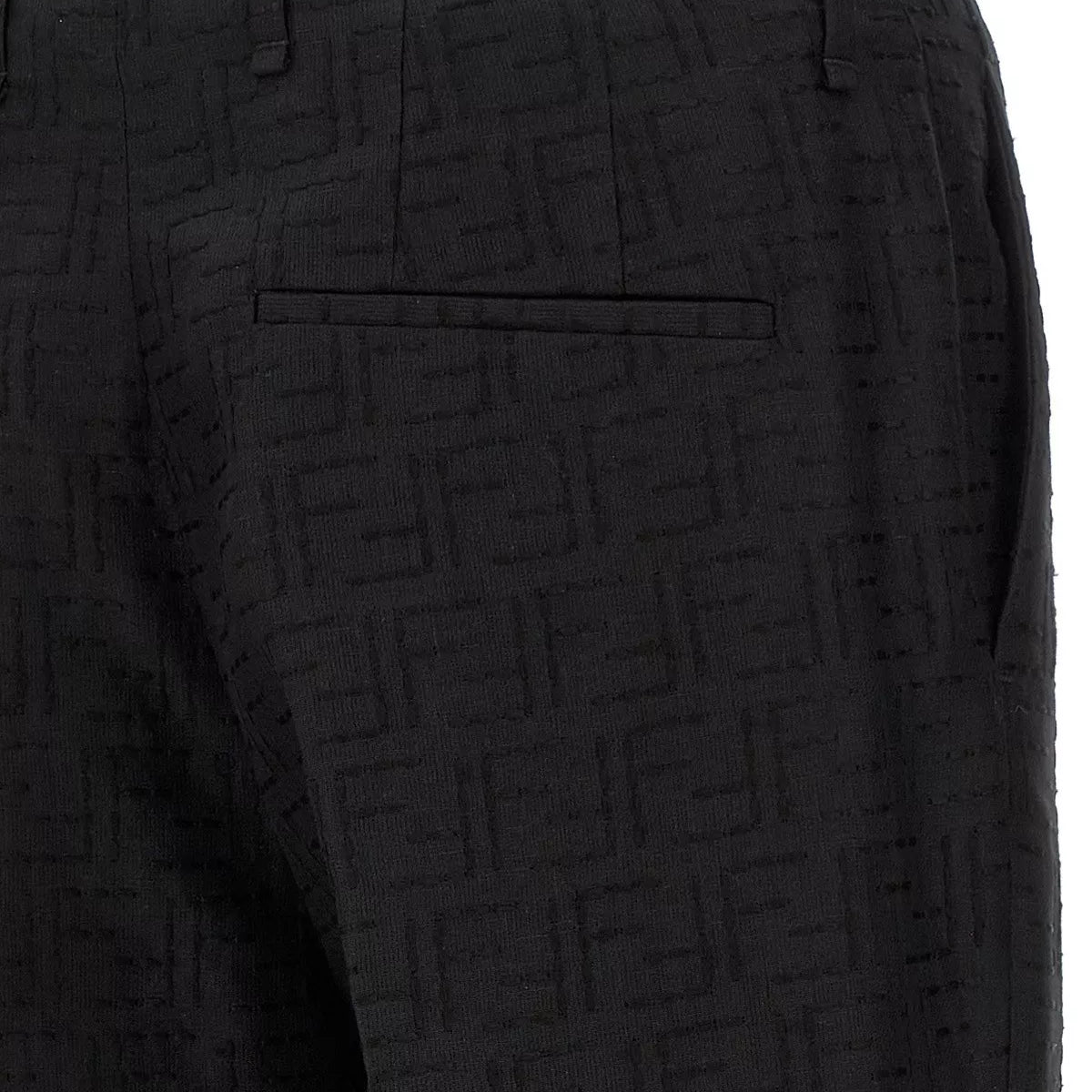 Fendi Men Ff Jacquard Pants