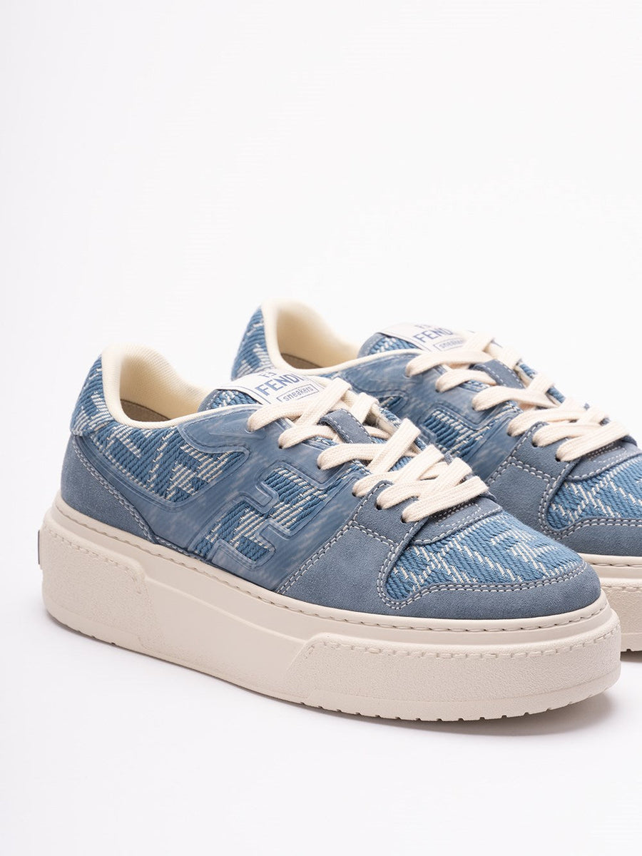 Fendi Women `Ff Match` Denim Sneakers