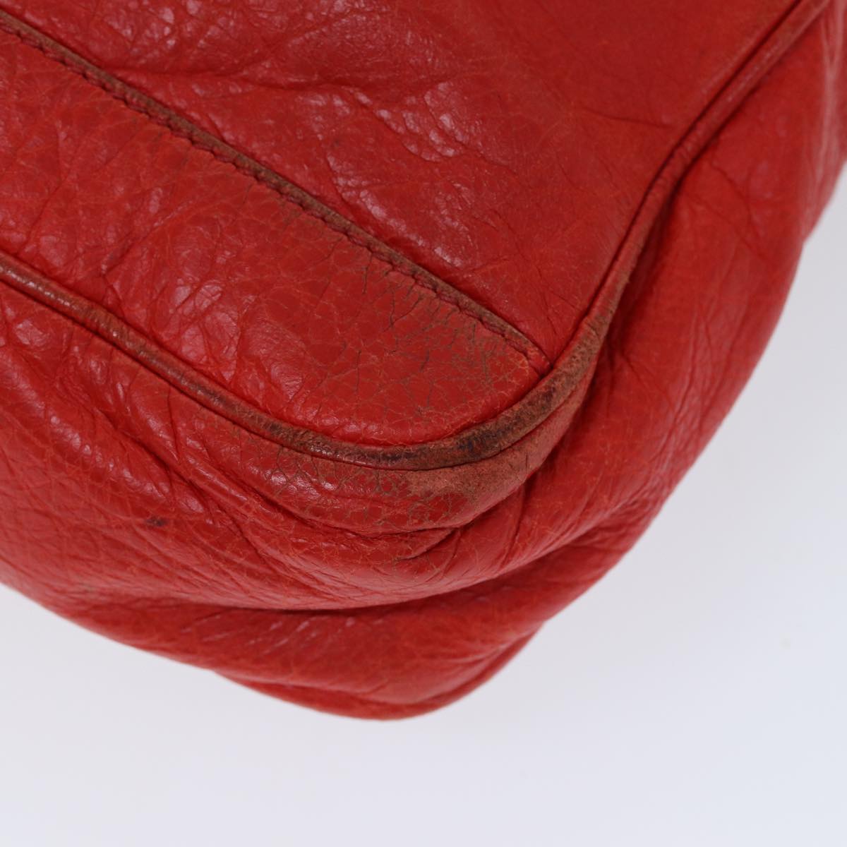 balenciaga Classic Arena Hand Bag Leather Red 310939 Auth ep4741