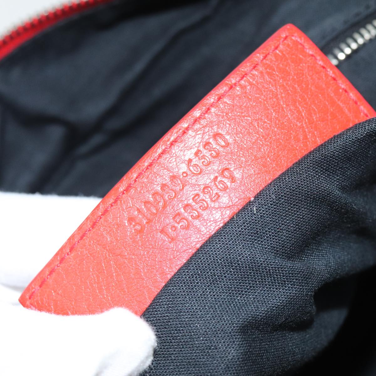 balenciaga Classic Arena Hand Bag Leather Red 310939 Auth ep4741