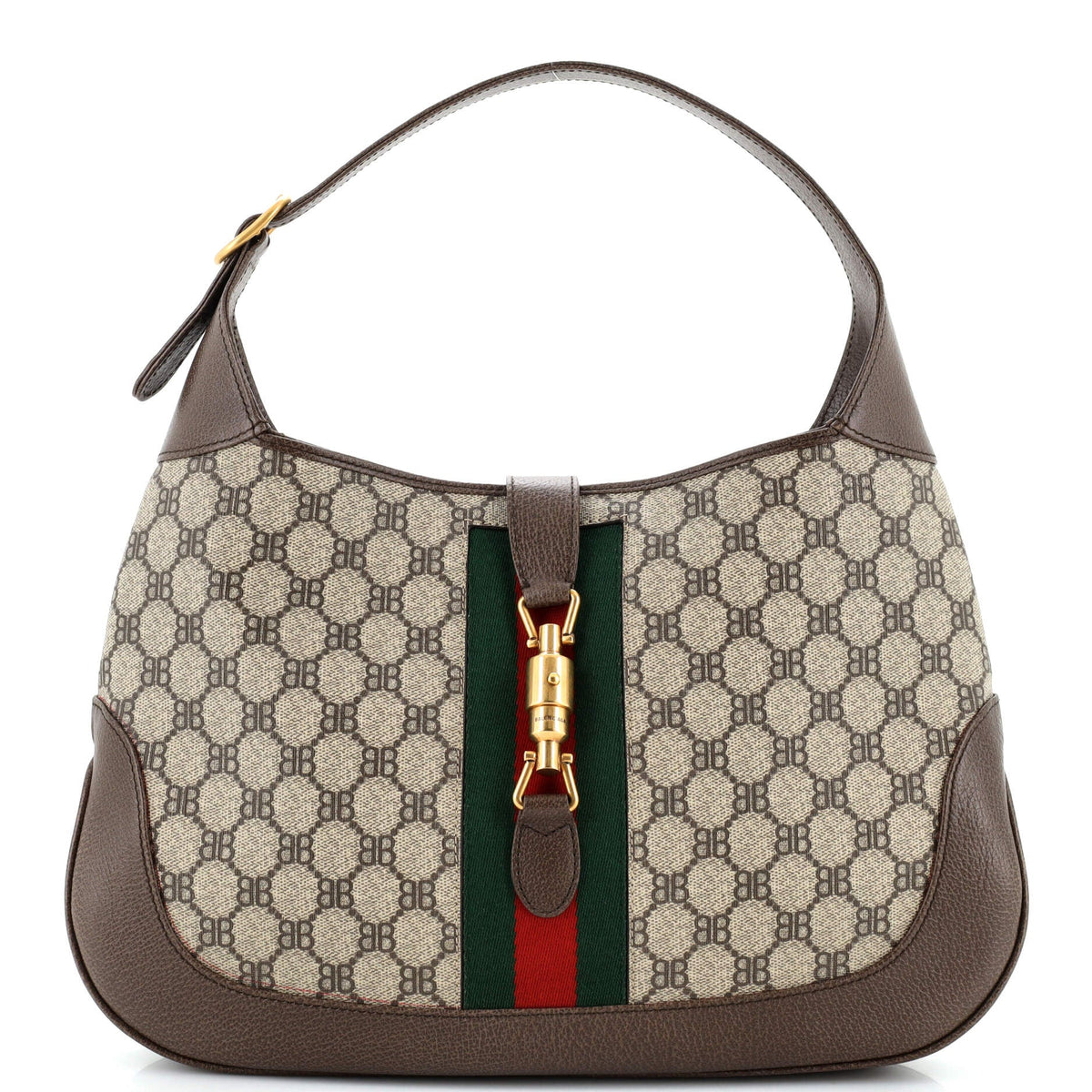 Balenciaga x The Hacker Project Jackie 1961 Hobo BB Coated Canvas Medium