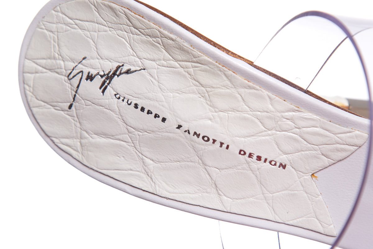 Giuseppe Zanotti White Heels SZ 5.5