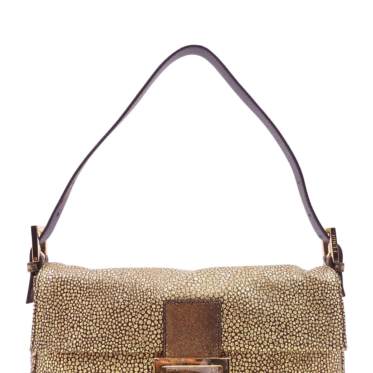 Embellished Baguette Gold
