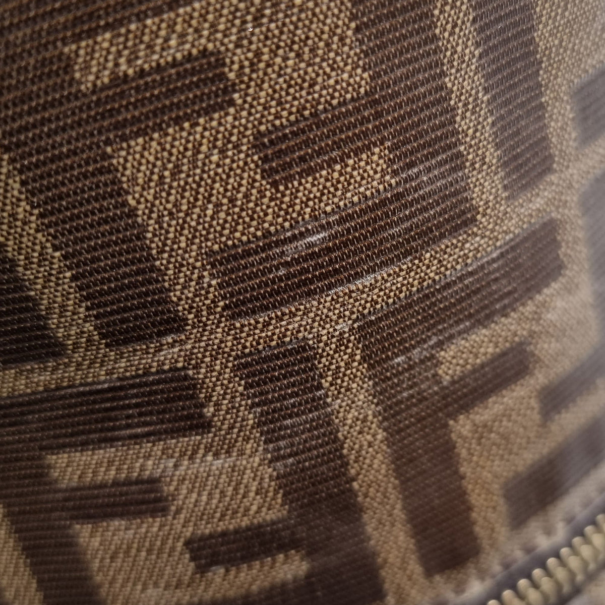 Fendi x Fila Mania Small Logo Backpack Brown