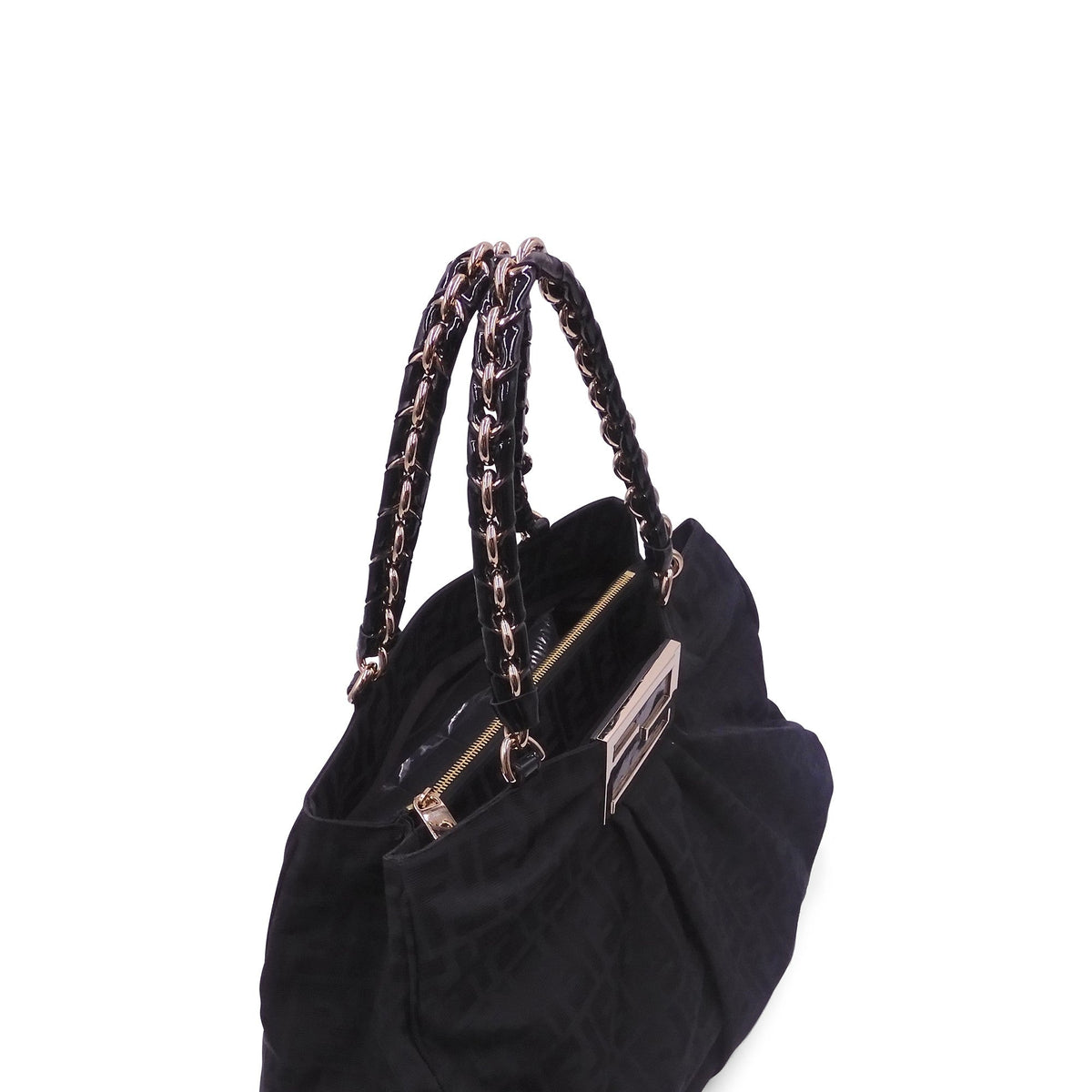Large Zucca Mia Shoulder Bag Black