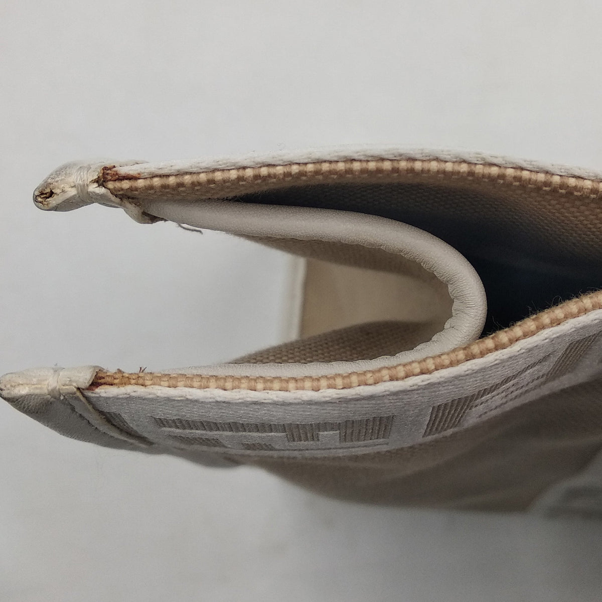 Monogram Zucca Shopper Beige White