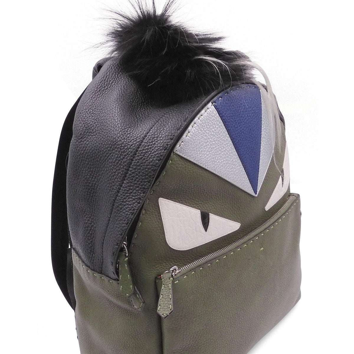 Monster Eyes Backpack Green