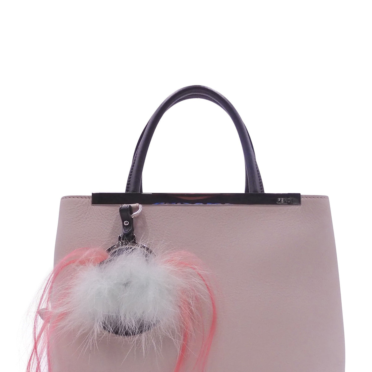 Petite 2Jours Vitello Dolce Monster Charm Grigio Polvere