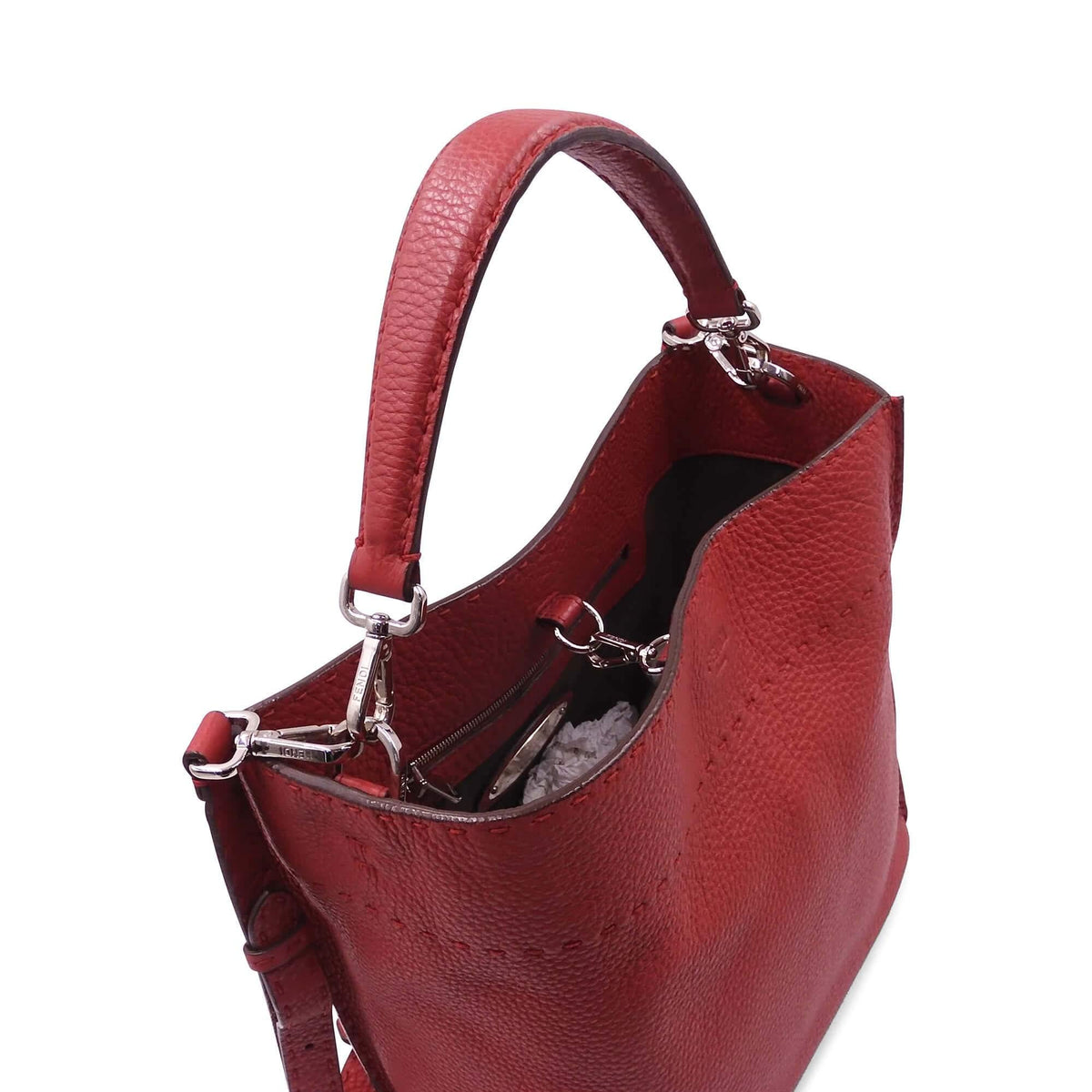 Small Selleria Anna Bucket Red