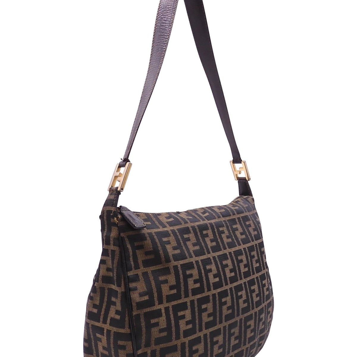 Zucchino Canvas Shoulder Bag Brown