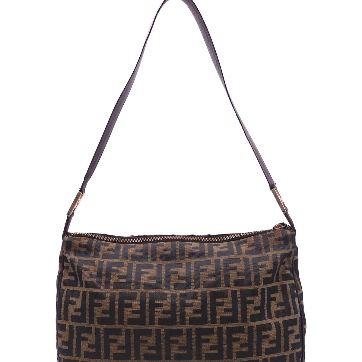 Zucchino Canvas Shoulder Bag Brown