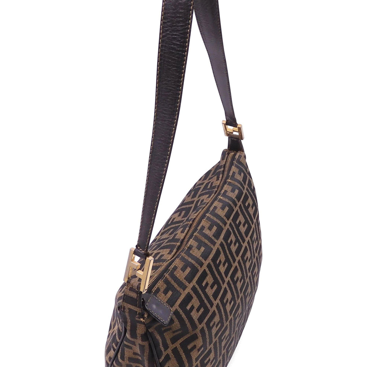 Zucchino Canvas Shoulder Bag Brown