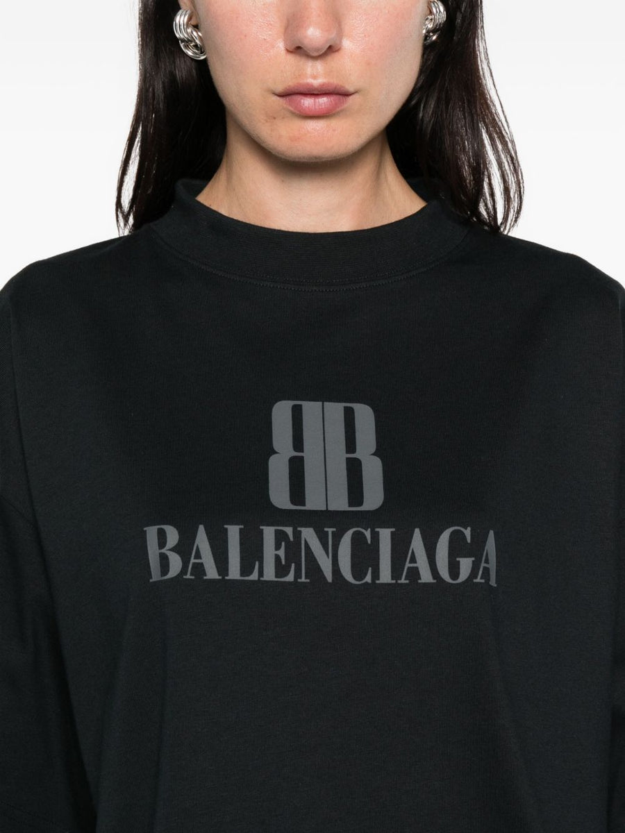 Balenciaga Women Cropped T-Shirt M/C