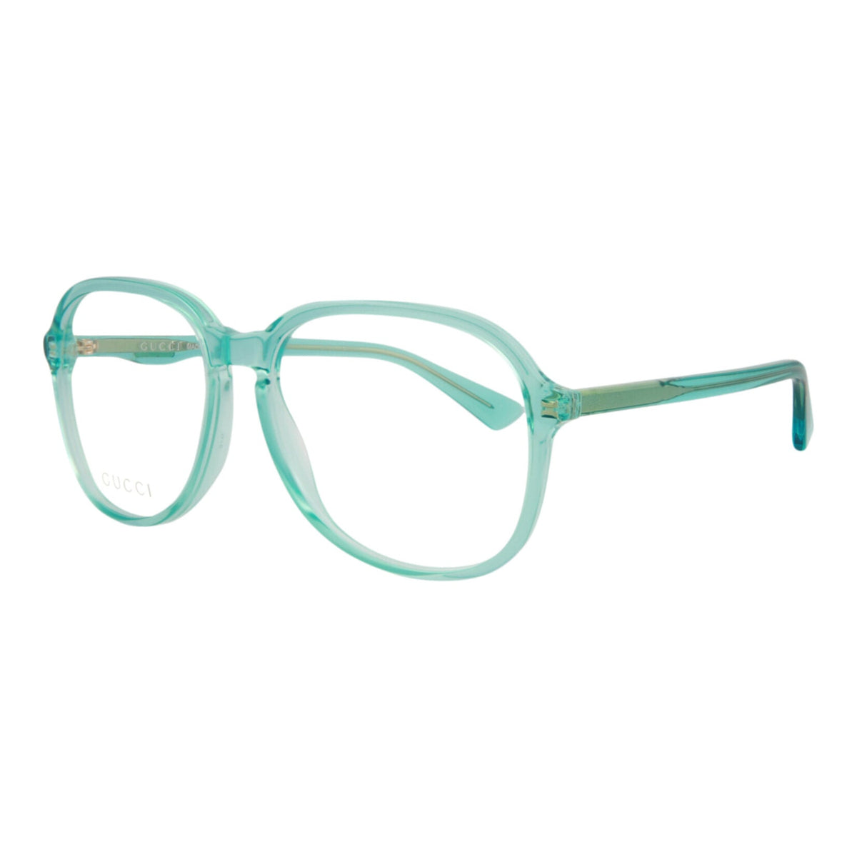 Gucci Mens Round/Oval Light Blue Light Blue Transparent Fashion Designer Eyewear