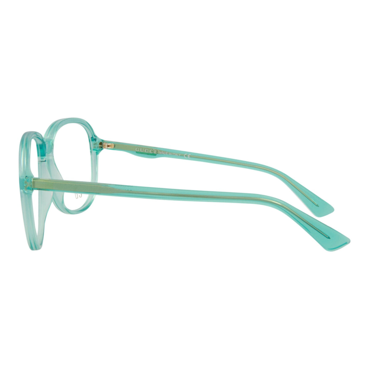 Gucci Mens Round/Oval Light Blue Light Blue Transparent Fashion Designer Eyewear