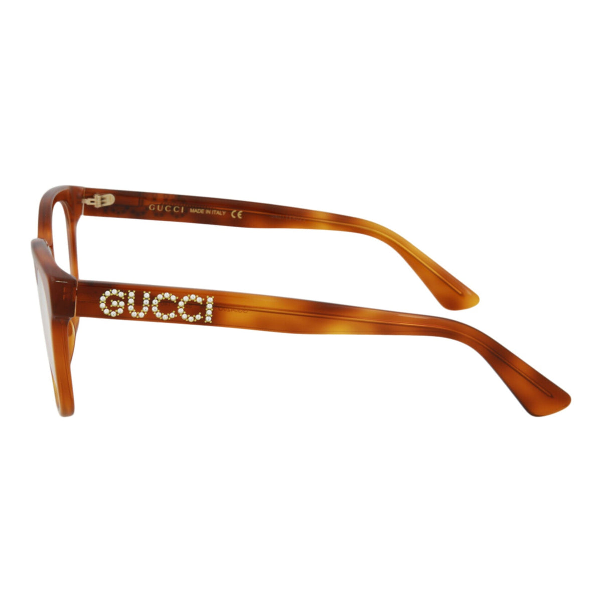 Gucci Mens Cat Eye Havana Havana Transparent Fashion Designer Eyewear