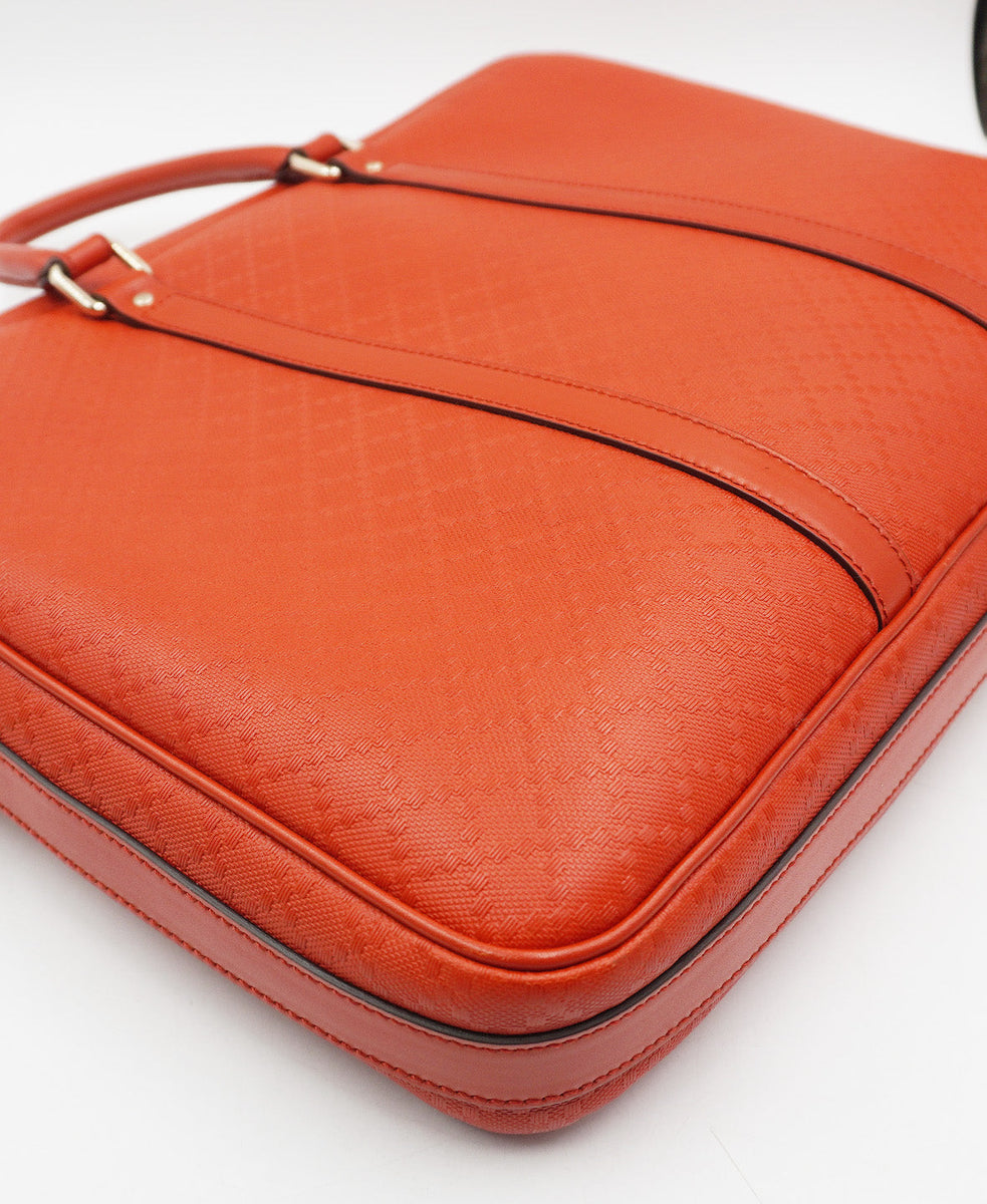 Diamante Briefcase Red
