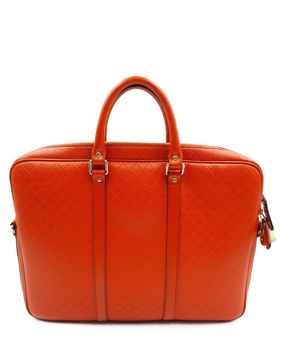 Diamante Briefcase Red