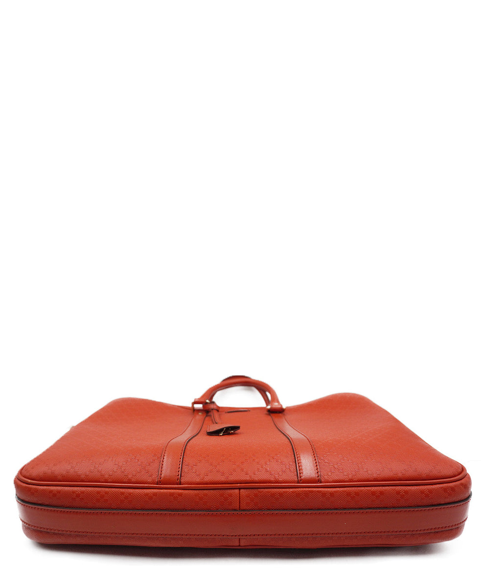 Diamante Briefcase Red