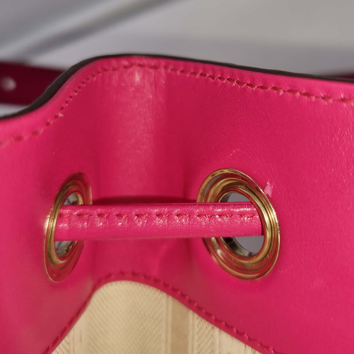 Diamante Bucket Bag Pink