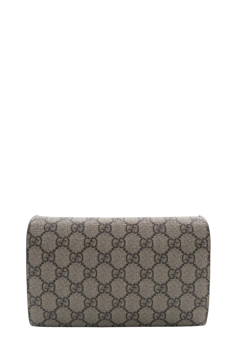 Dionysus GG Supreme Chain Wallet Brown
