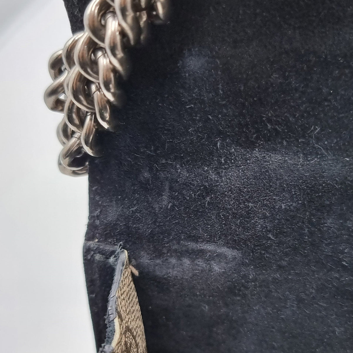 Dionysus GG Supreme Small Shoulder Bag Black
