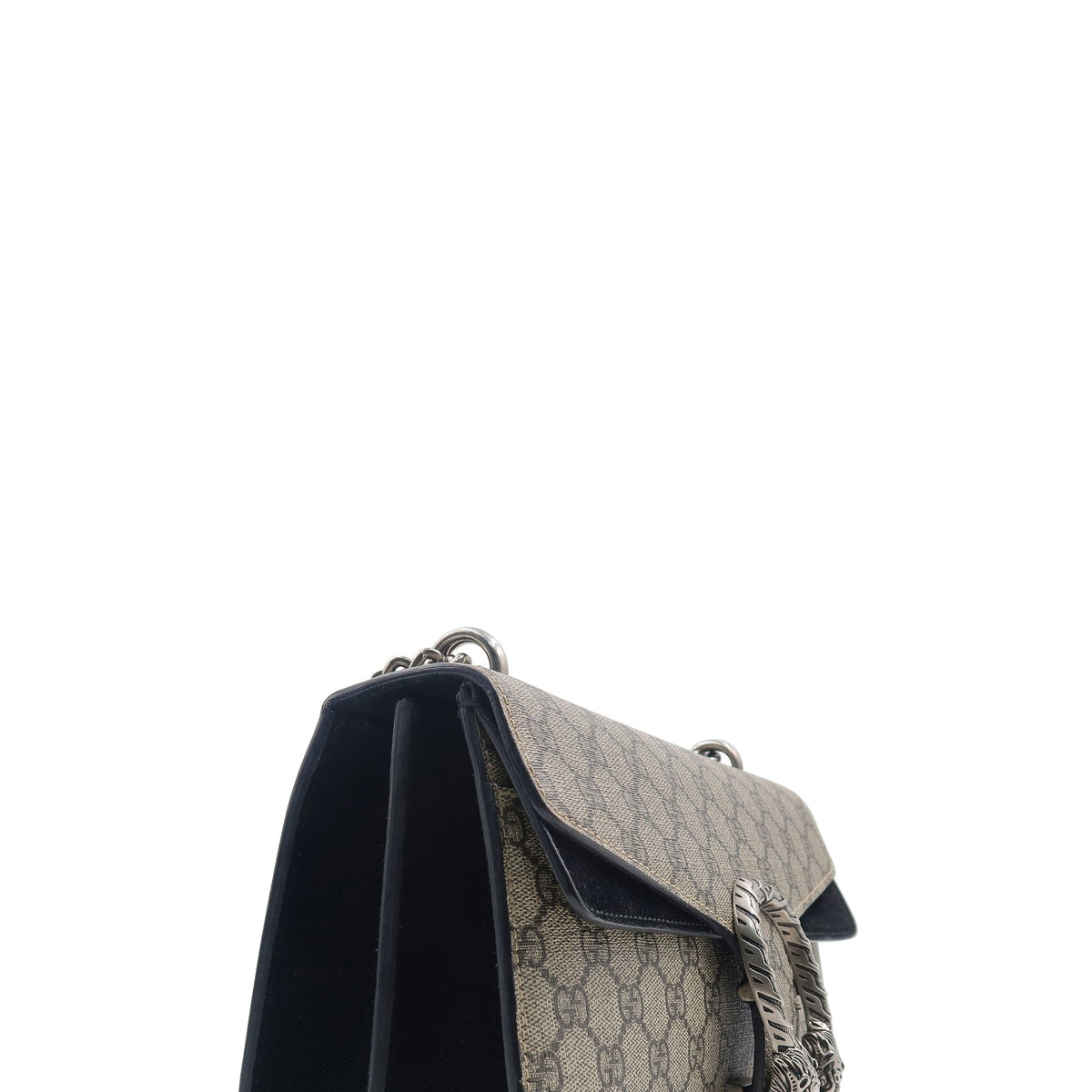 Dionysus GG Supreme Small Shoulder Bag Black