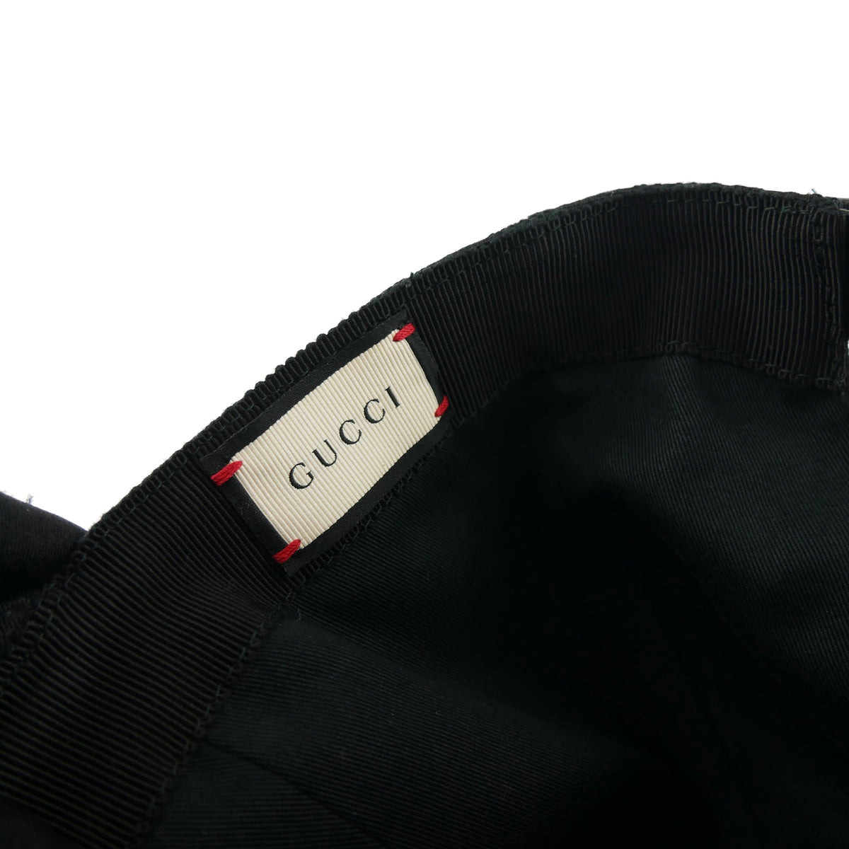 Gucci Original GG Black Web Baseball Hat XL