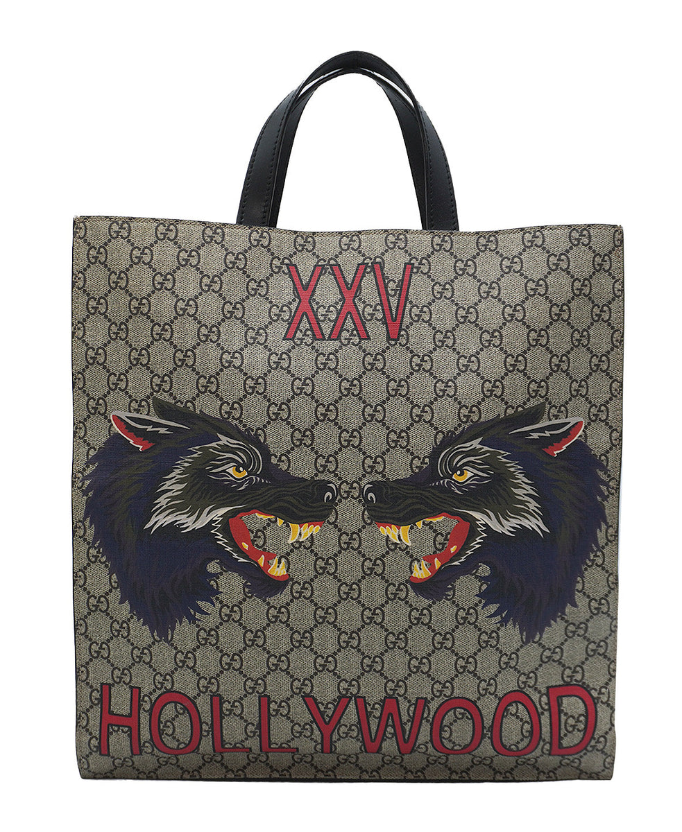 GG Hollywood Supreme Tote Brown Multi