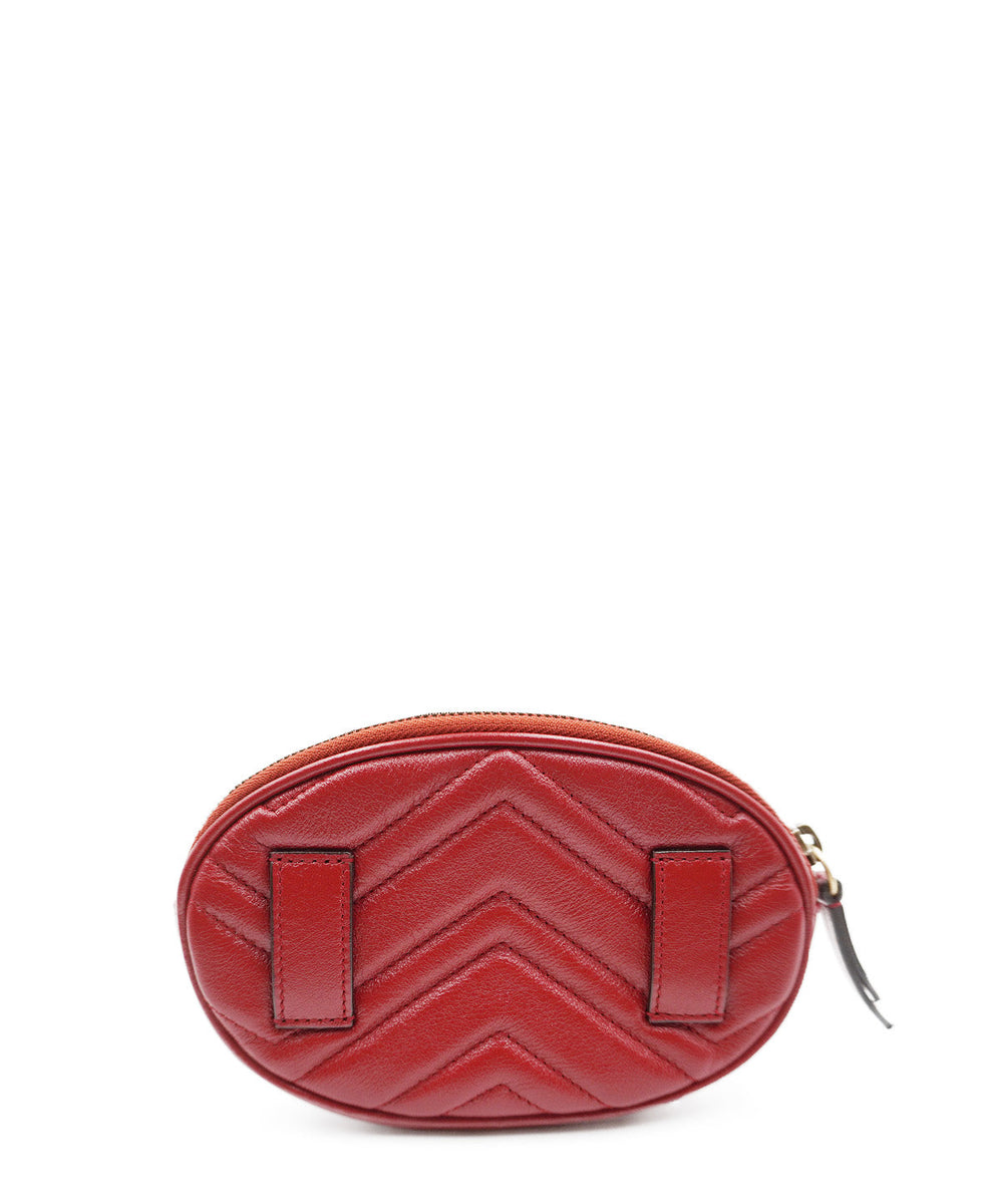 GG Marmont Matelassé 2.0 Multi Belt Bag Red