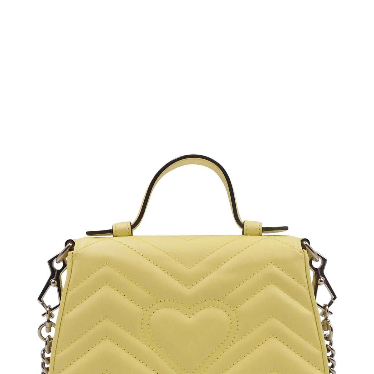 GG Marmont Mini Top Handle Pastel Yellow