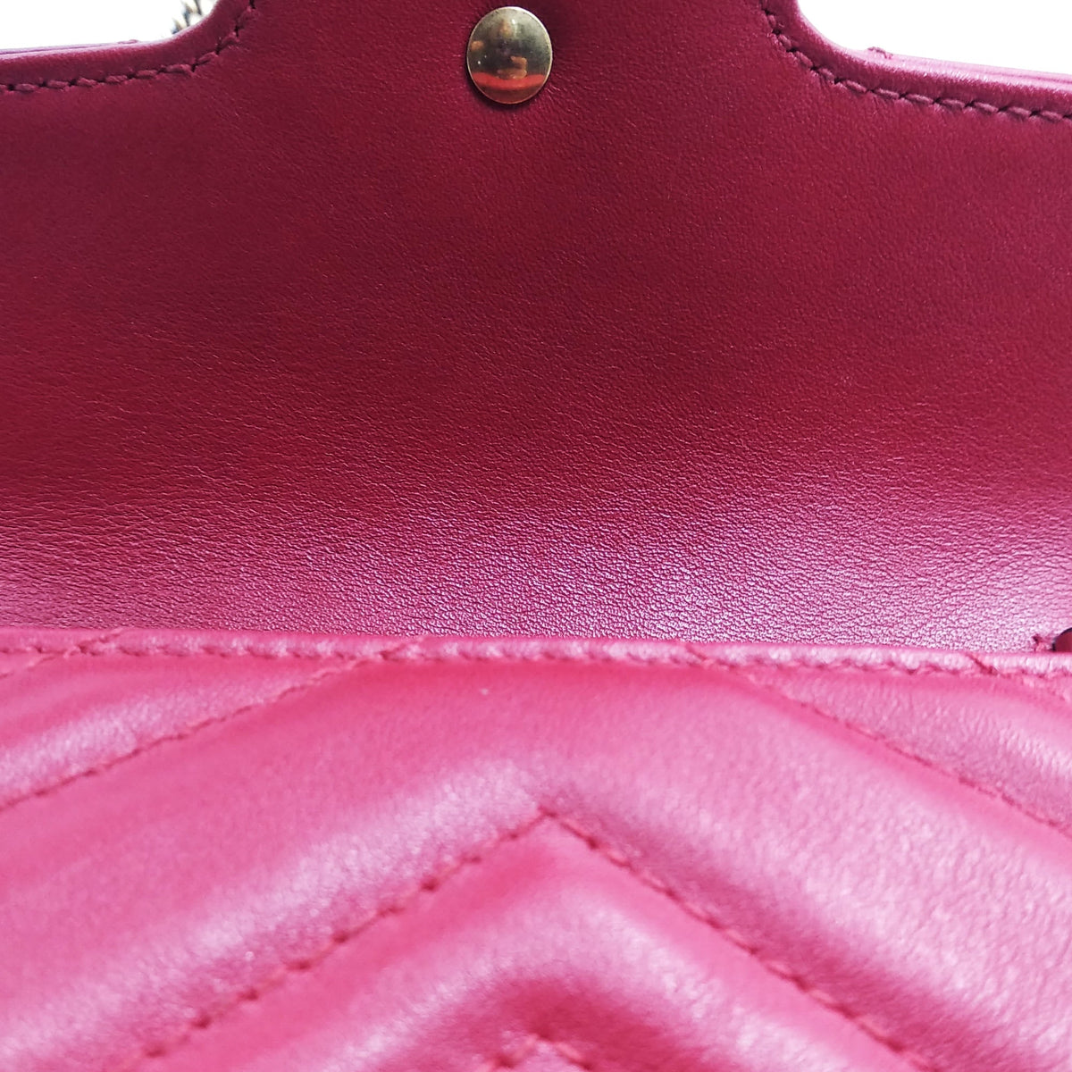 GG Marmont Super Mini Matelasse Bag Red Red