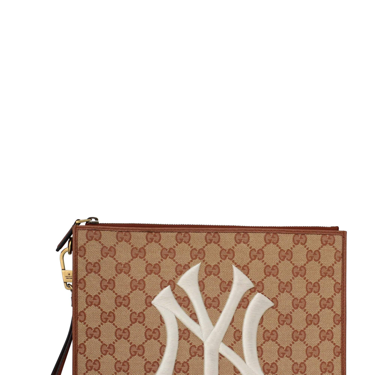 GG NY Yankee Pouch Brown
