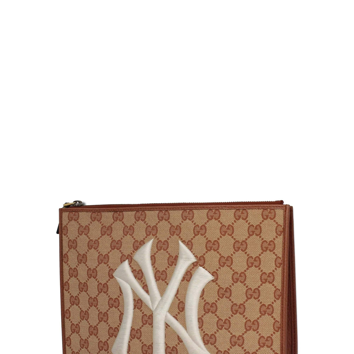 GG NY Yankee Pouch Brown