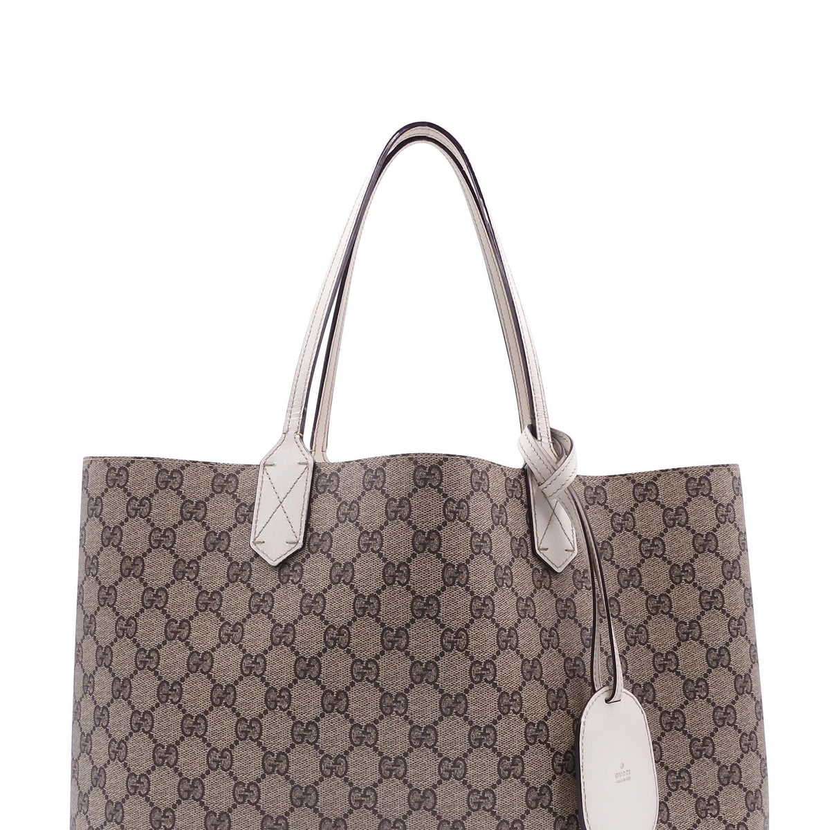 GG Reversible Tote White