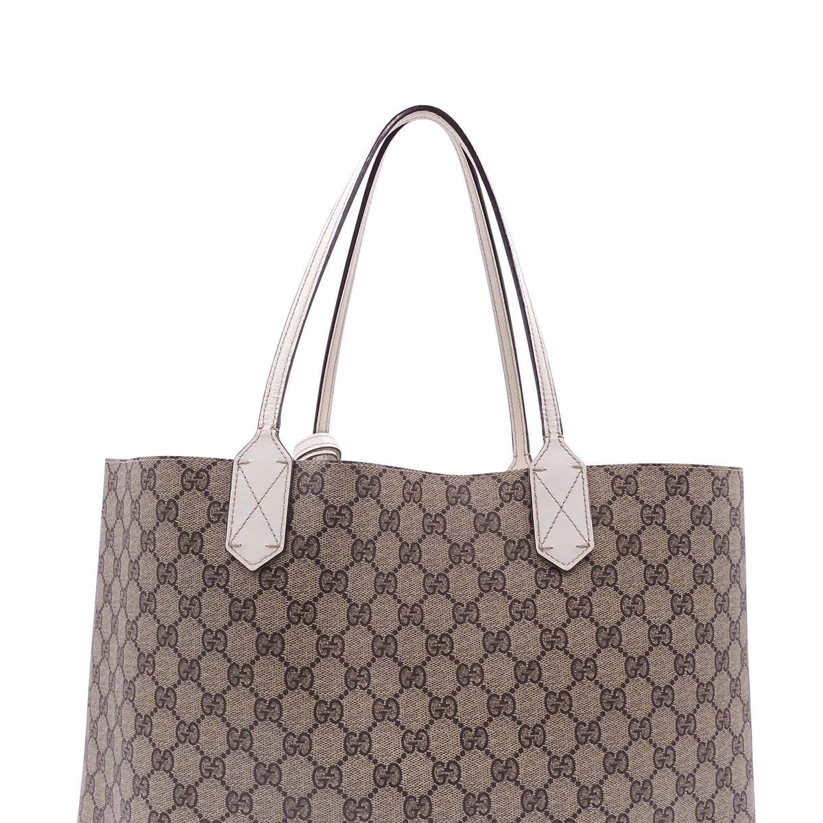 GG Reversible Tote White