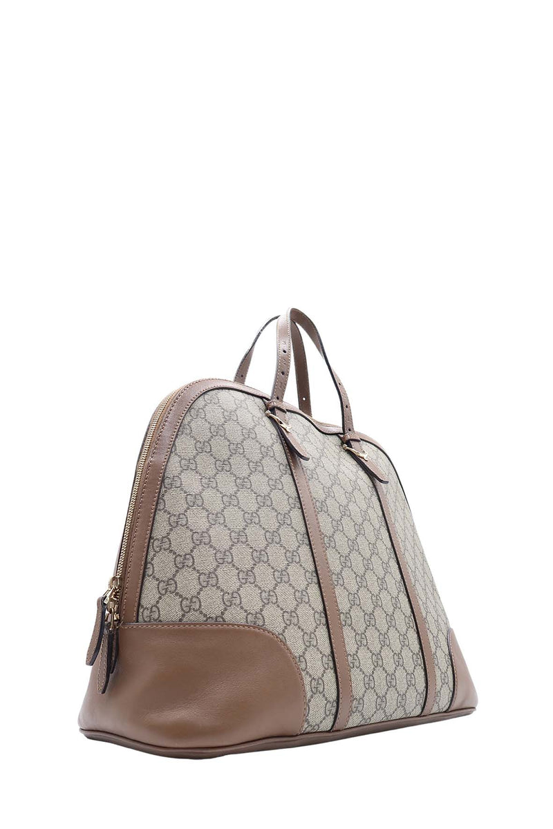 GG Surpreme Dome Top Handle Bag Maple Brown