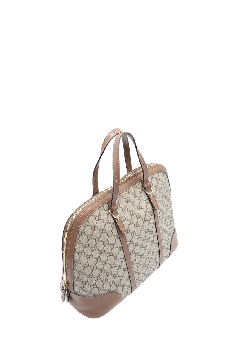 GG Surpreme Dome Top Handle Bag Maple Brown