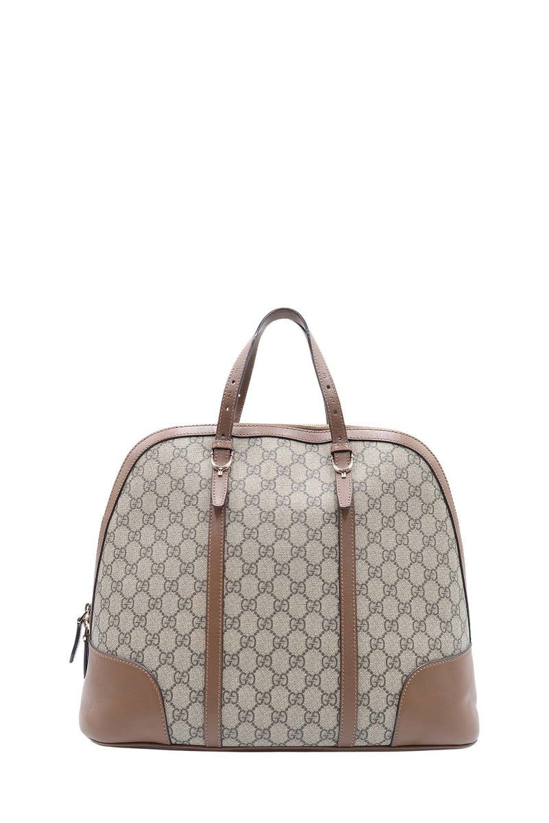 GG Surpreme Dome Top Handle Bag Maple Brown